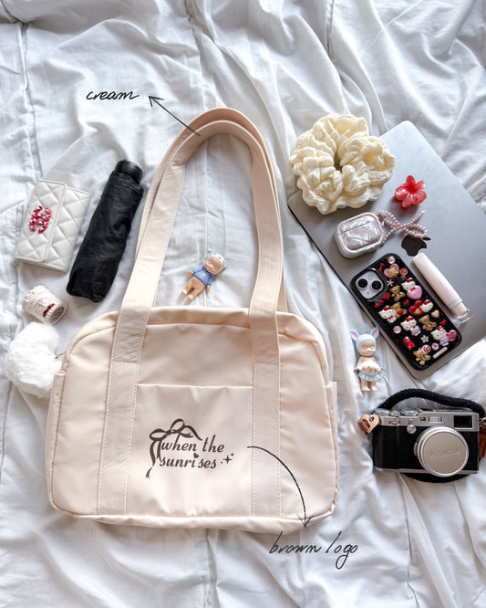 Journée Tote in Cream