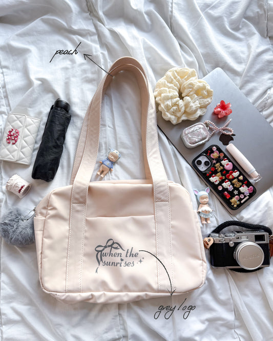 Journée Tote in Peach
